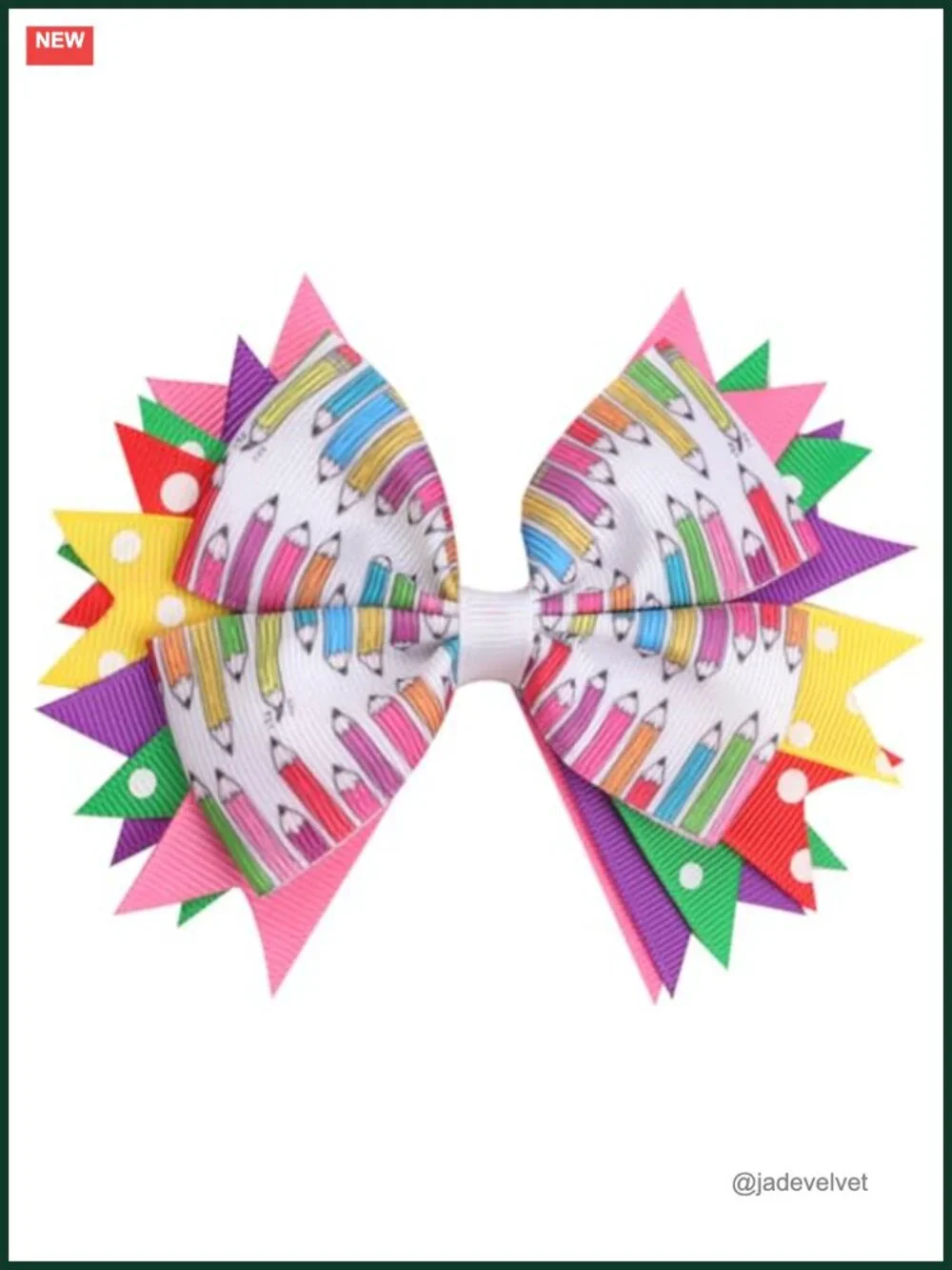 Toddler Girls Back to School Dress Pencils Crayons Print A-Line Twirly